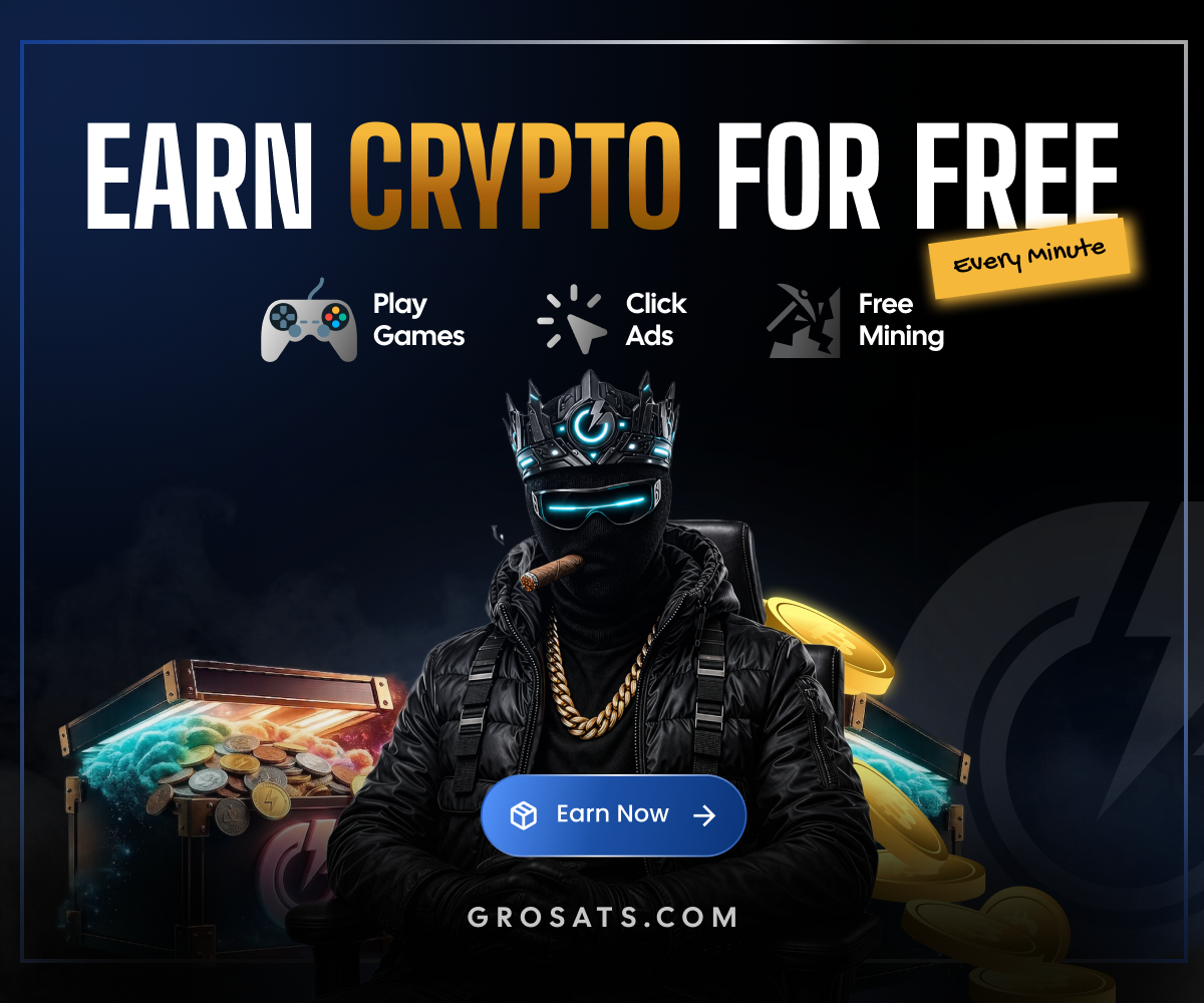 Earn Crypto with GroSats